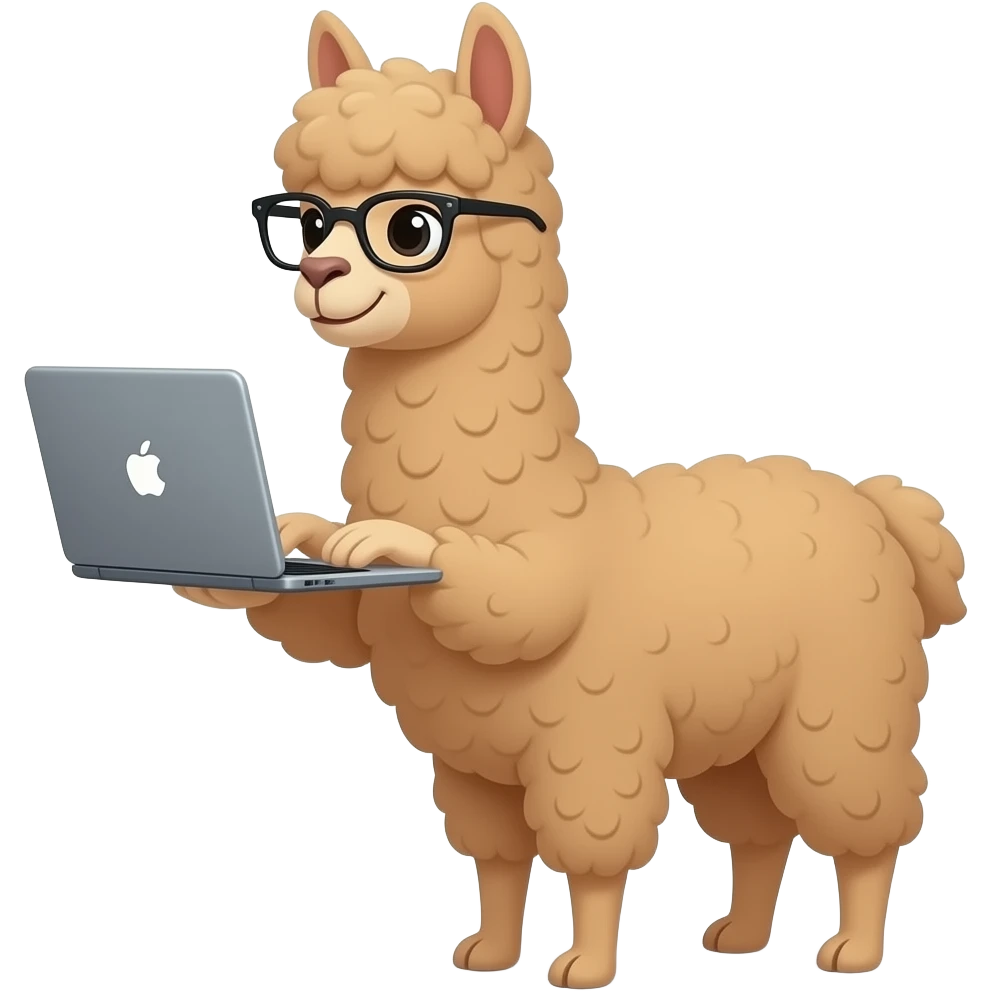 альпака в окуляраз працює за ноутом emoji