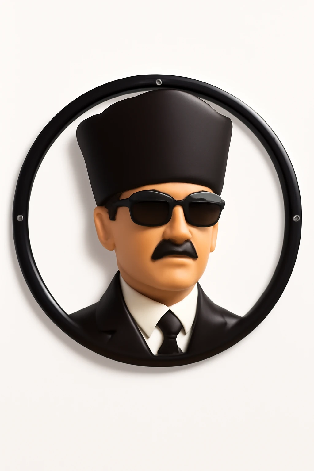 Convert the uploaded image into a 3D Apple-style emoji — preserve the key shapes, colors, and overall composition of the original image. Simplify the forms into clean. Apply glossy textures, soft lighting, smooth shading, and render everything in Apple emoji style on a clean white background

 emoji