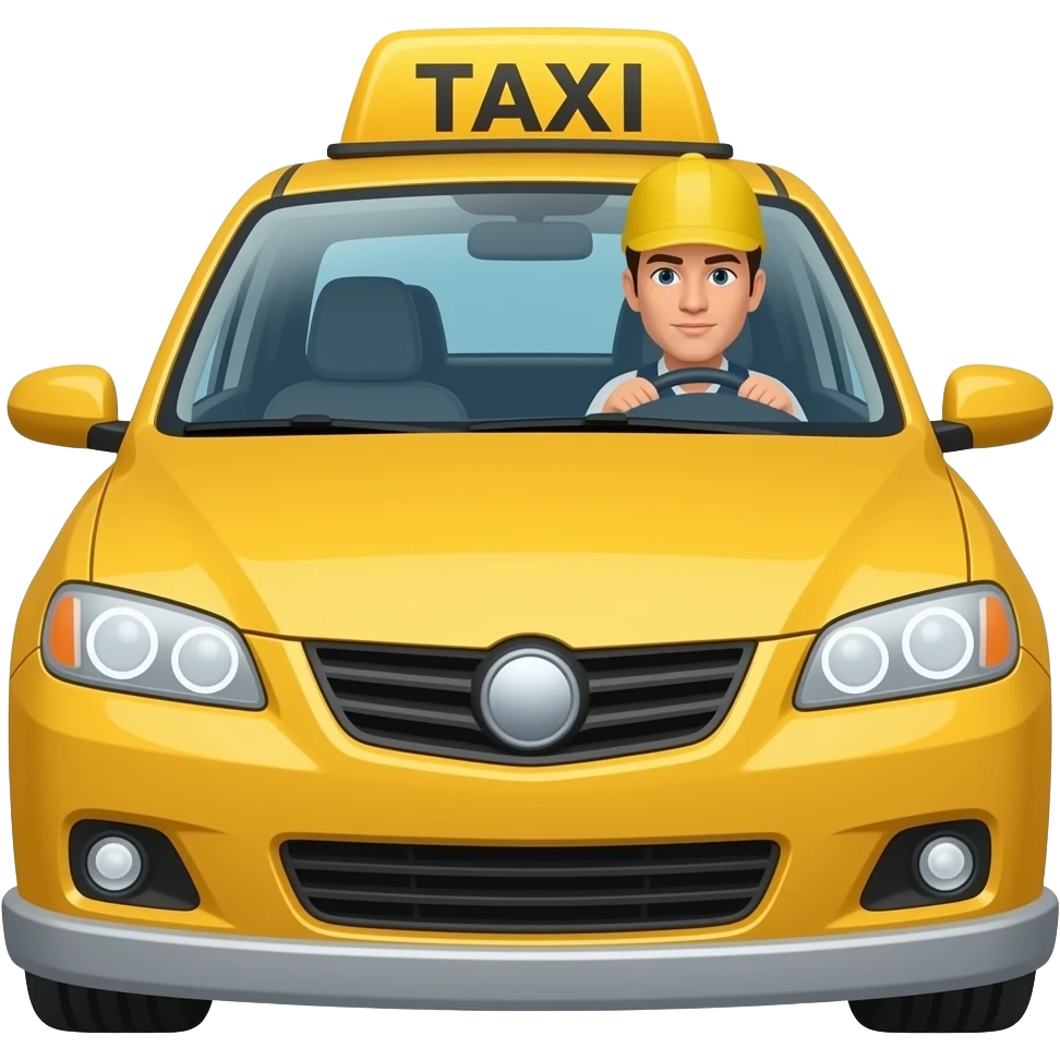 taxi driver emoji