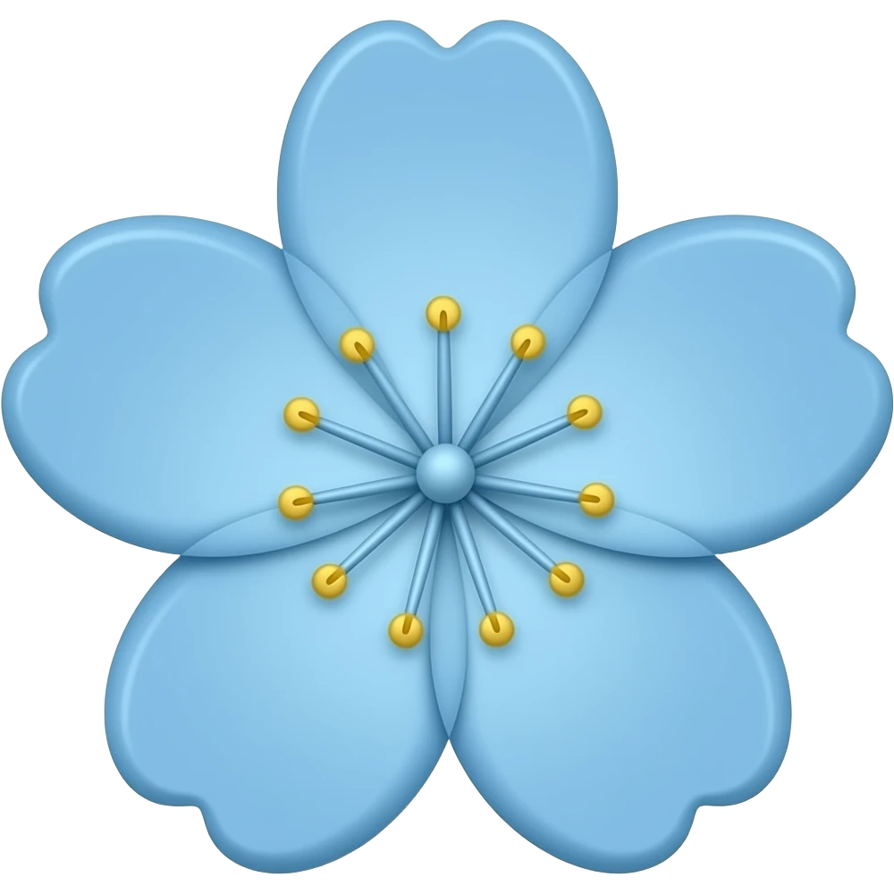 🌸 blue karo emoji
