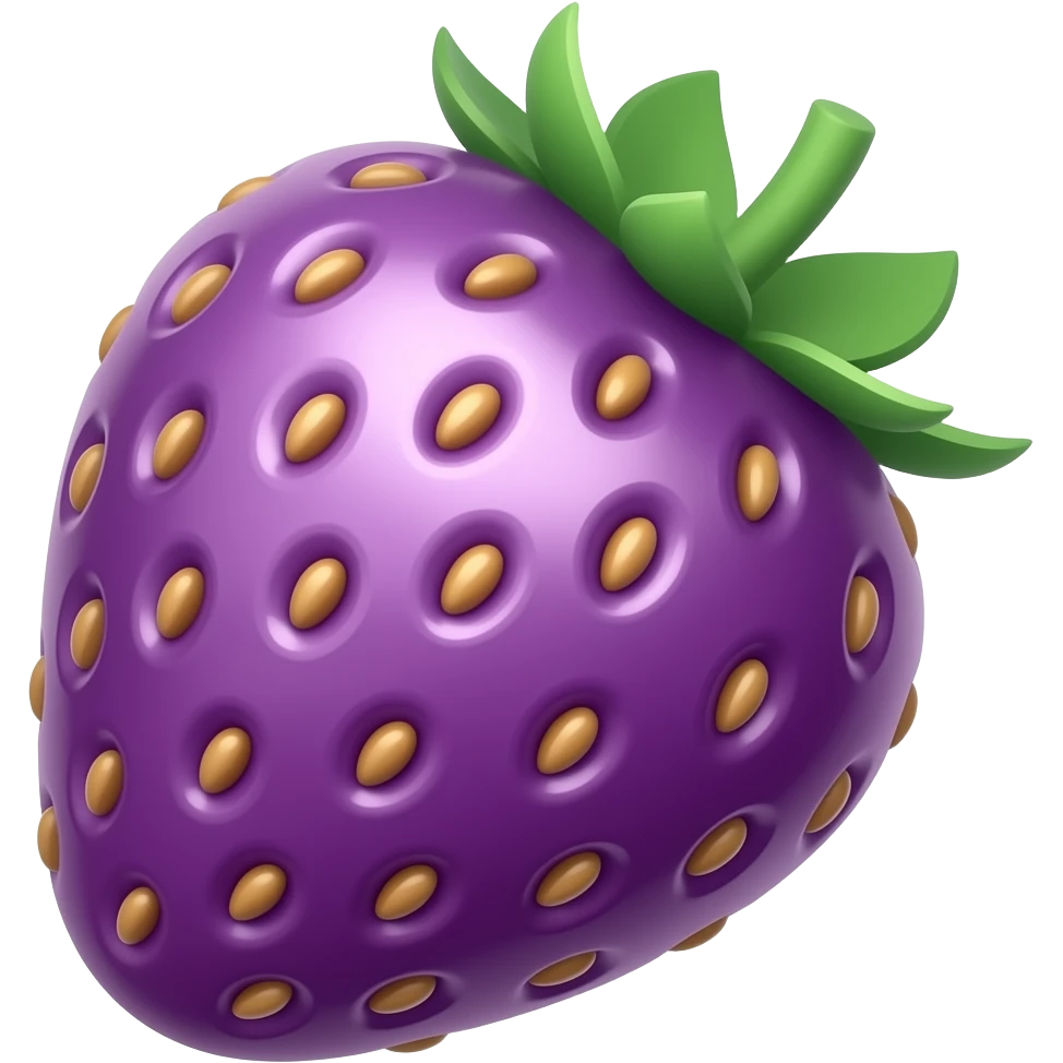 morango roxo emoji