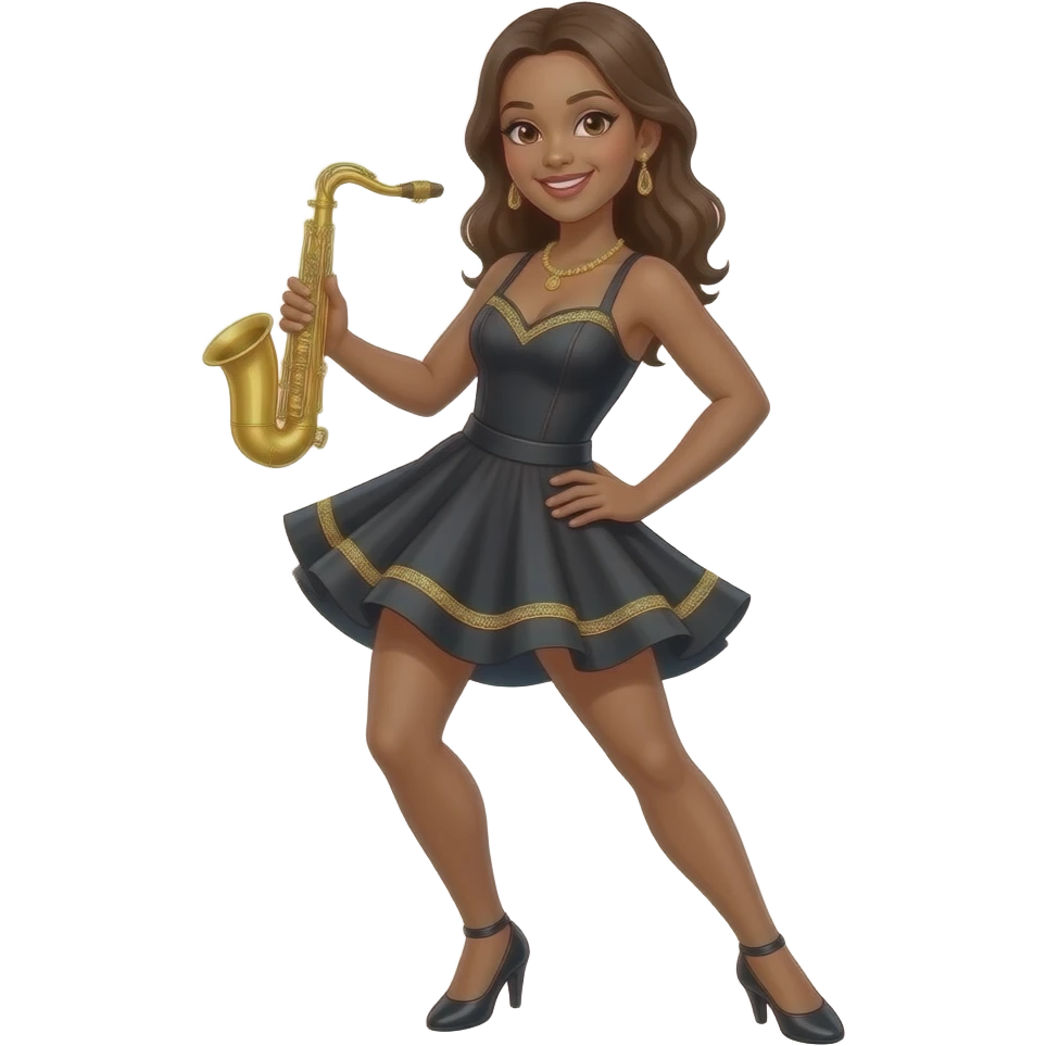 jazz style dancer emoji