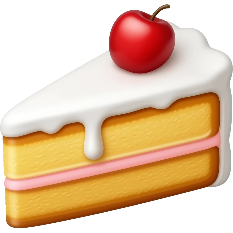 Cake slice emoji