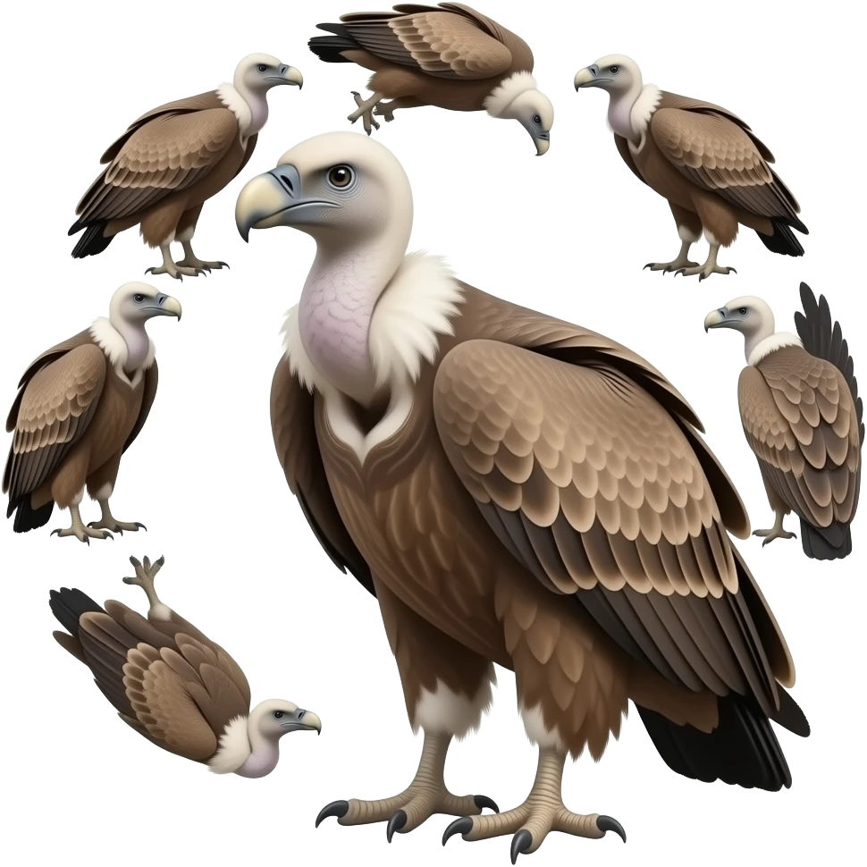 Circling vultures emoji