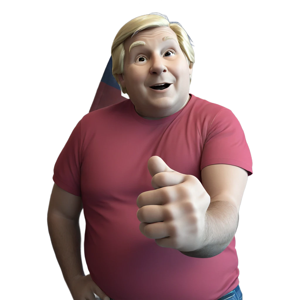 retro vibes with american flag emoji