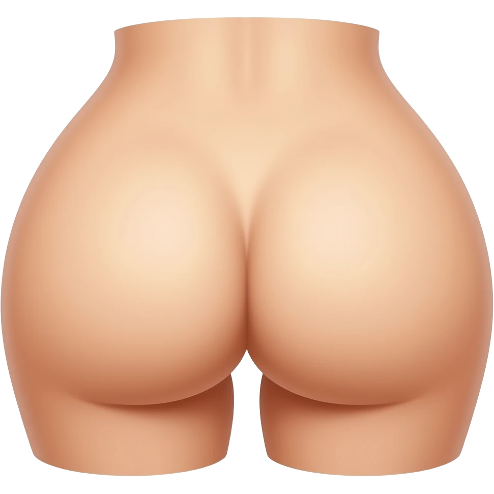massive naked butt emoji