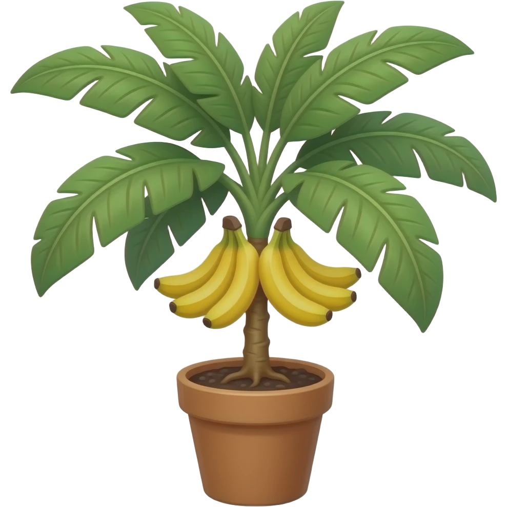 Small banana tree emoji