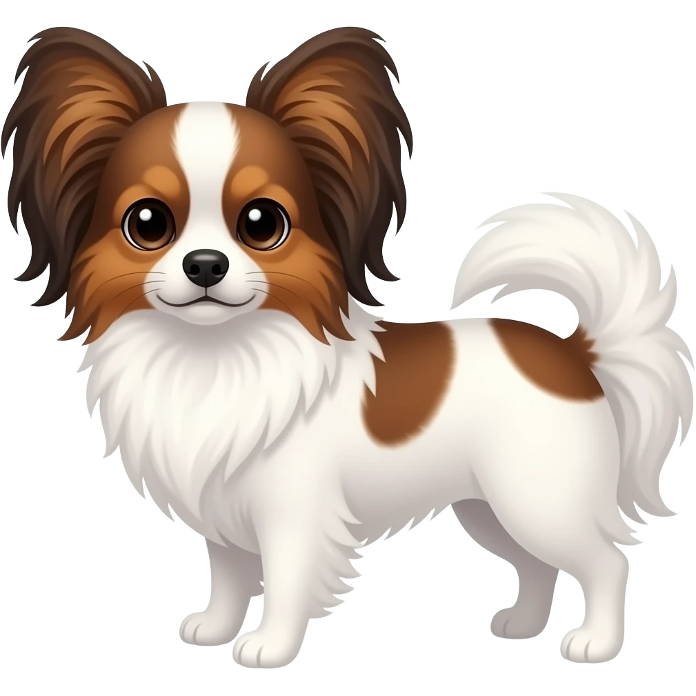 Papillon dog emoji