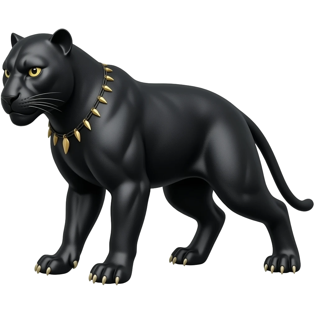 animal pantera negra imponente emoji