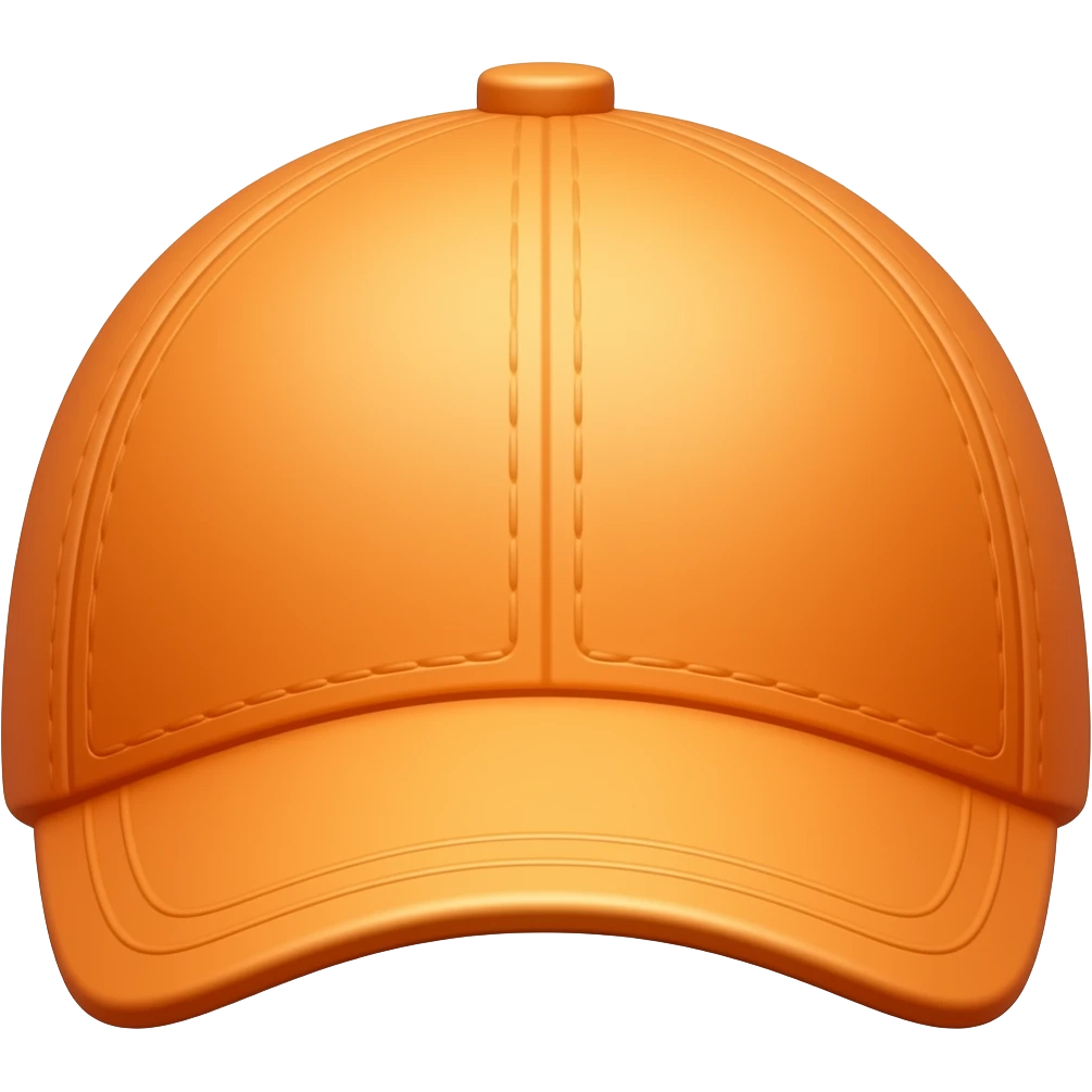 Orange colour cap emoji