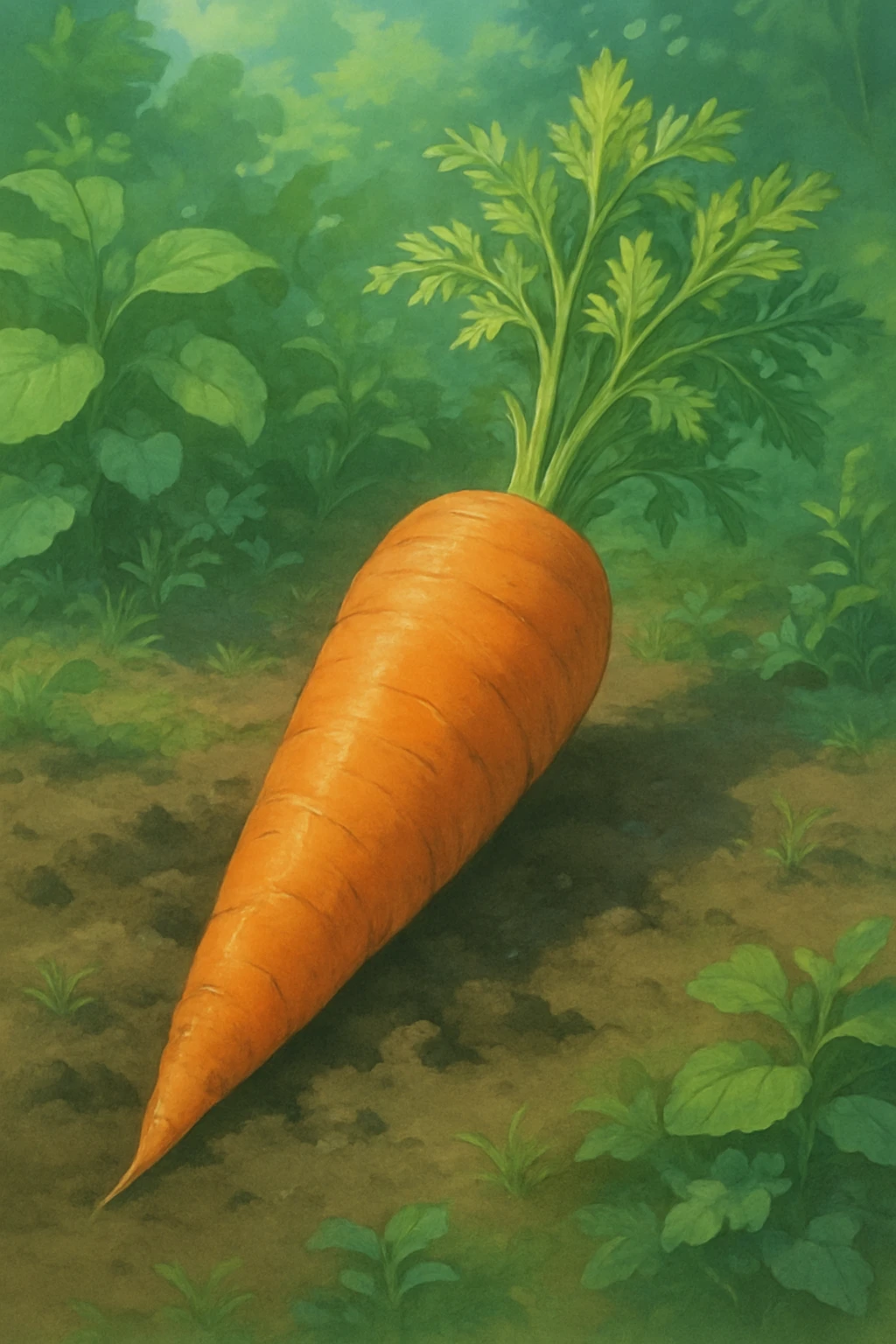 realistic carrot emoji
