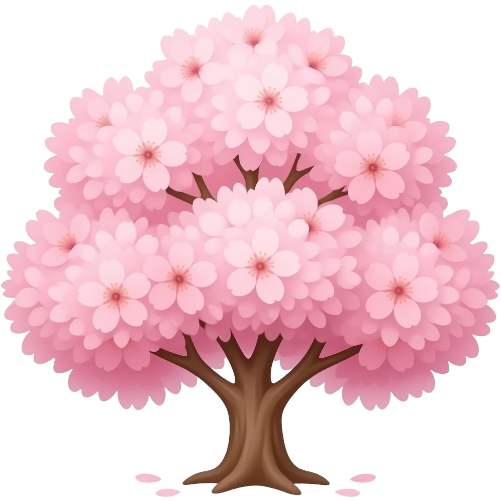 Pastel Sakura pink aesthetic emoji