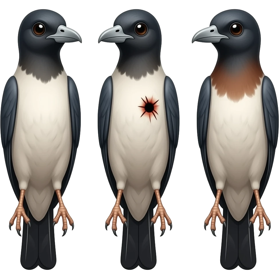 tres pajaros matados con un tiro emoji