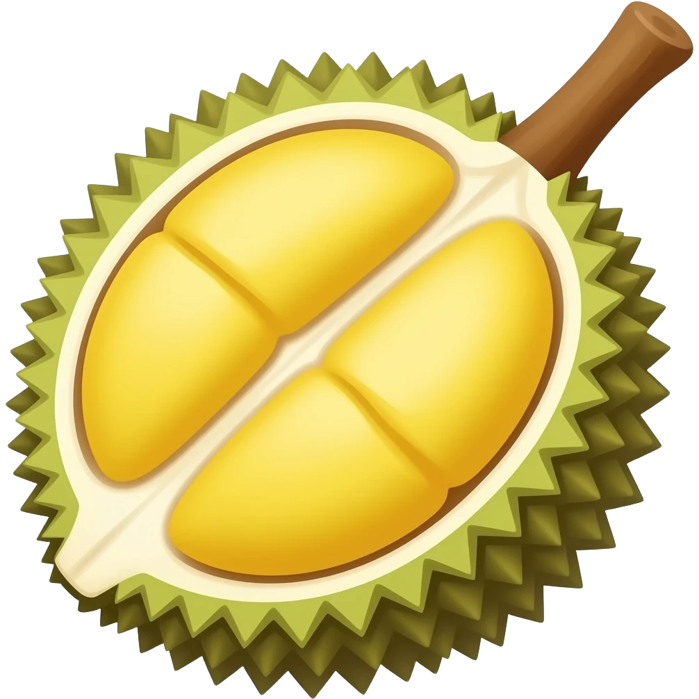 Durian fruit emoji