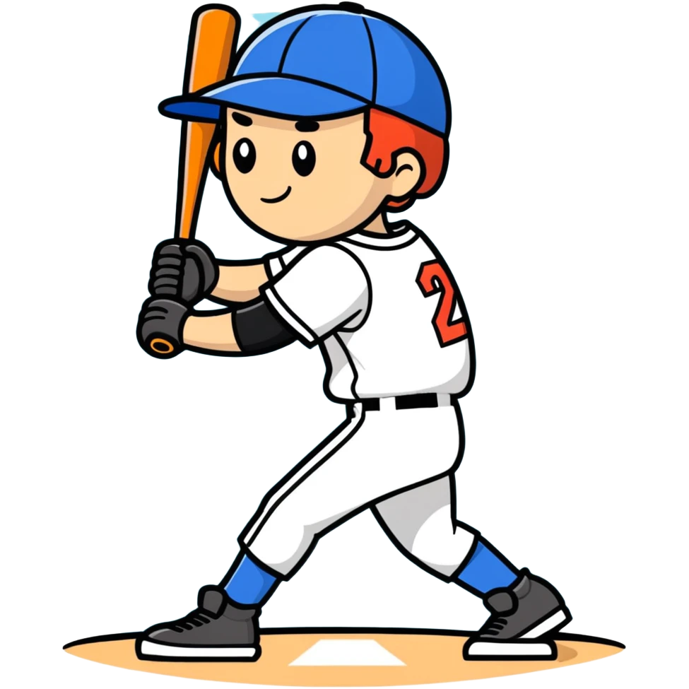 Baseball player emoji