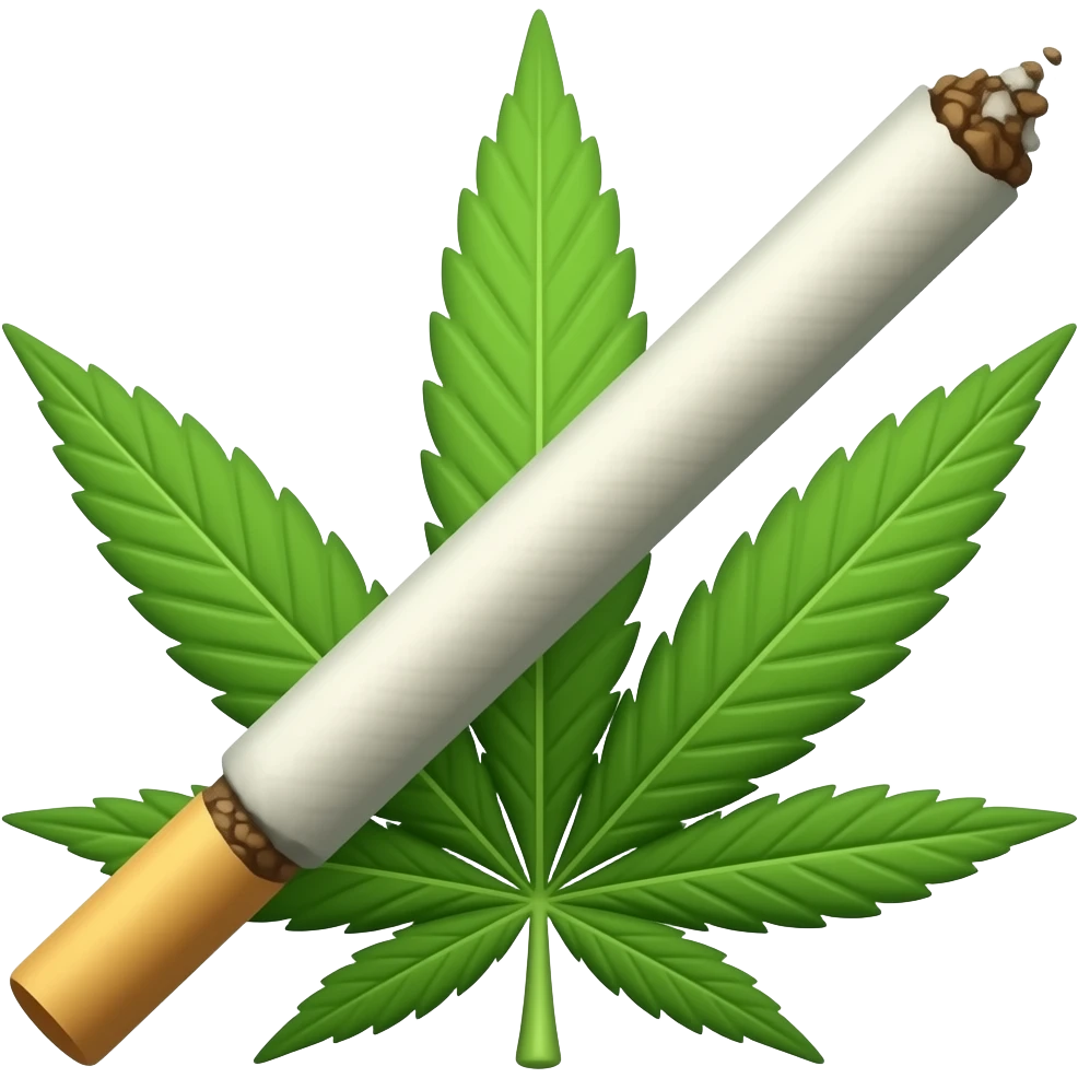 Porro de marihuana emoji