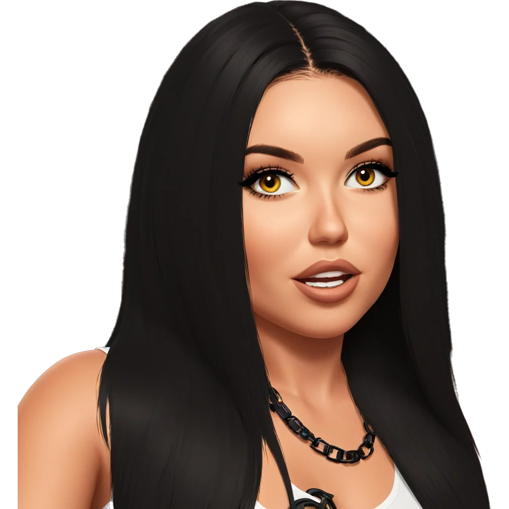 realistic portrait of girl emoji