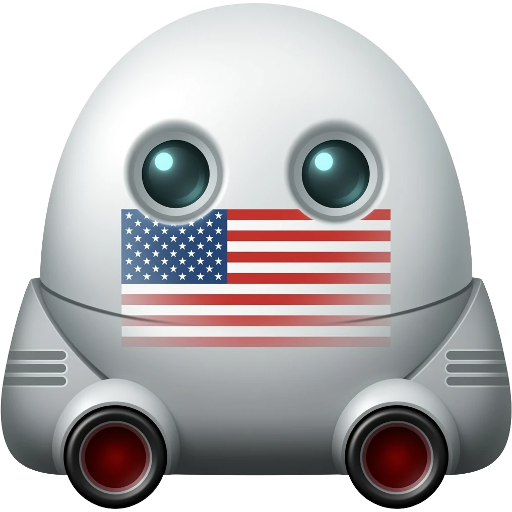 Usa delivery robot emoji