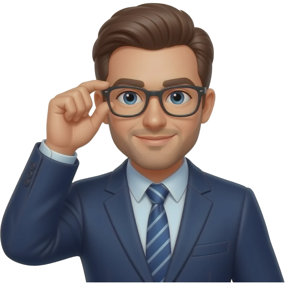 man removing his eyeglasses emoji