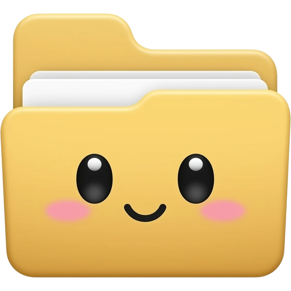 cute folder emoji