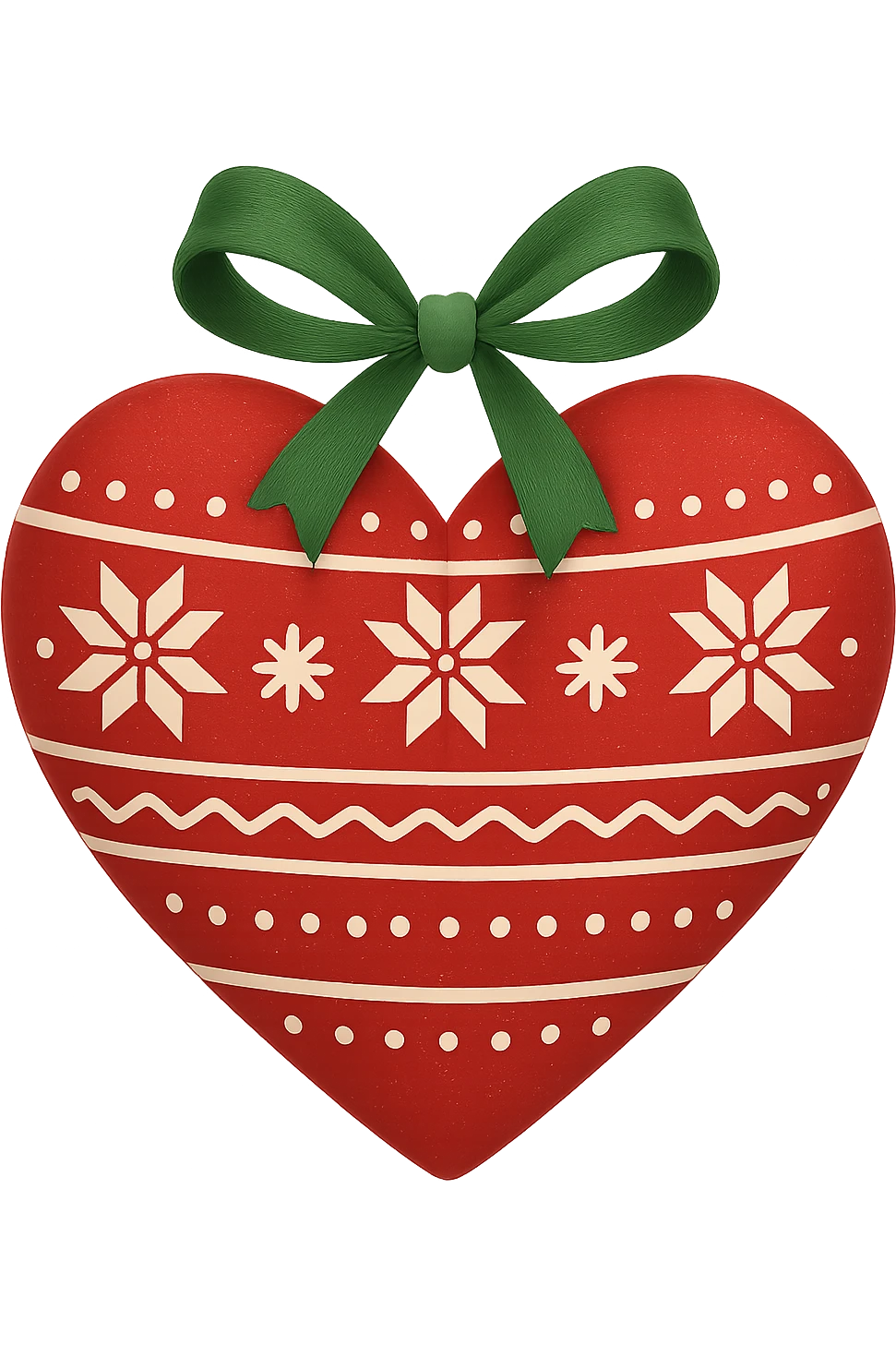 Christmas heart, remove background emoji