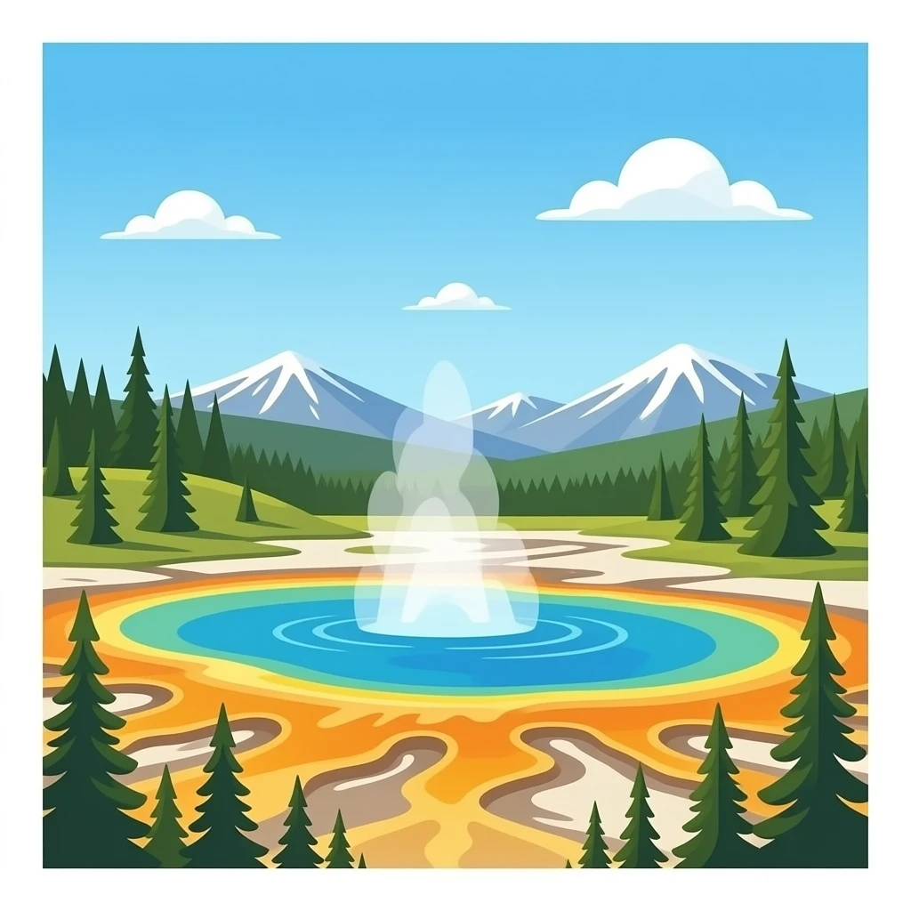 Yellowstone park emoji
