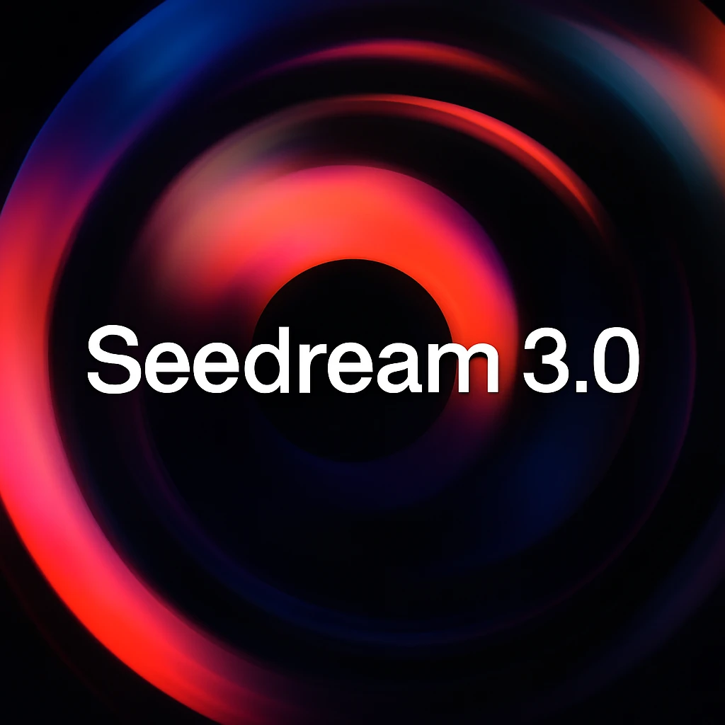 remake this and make "Seedream V3" bit bigger emoji
