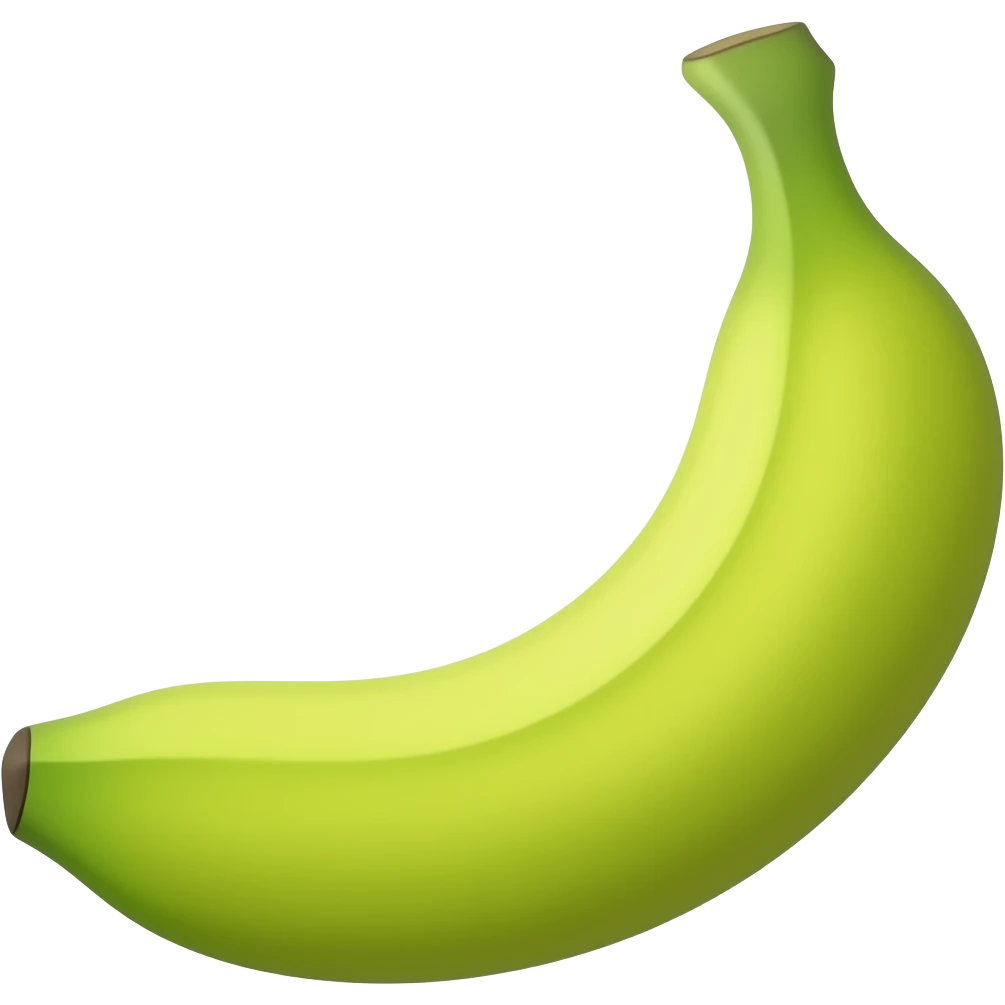 Platano verde emoji