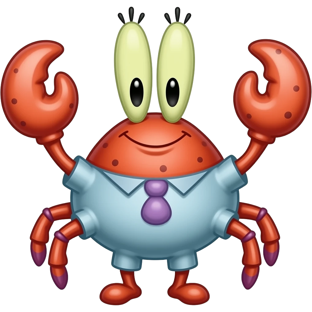 create a Mr Krabs emoji from SpongeBob emoji