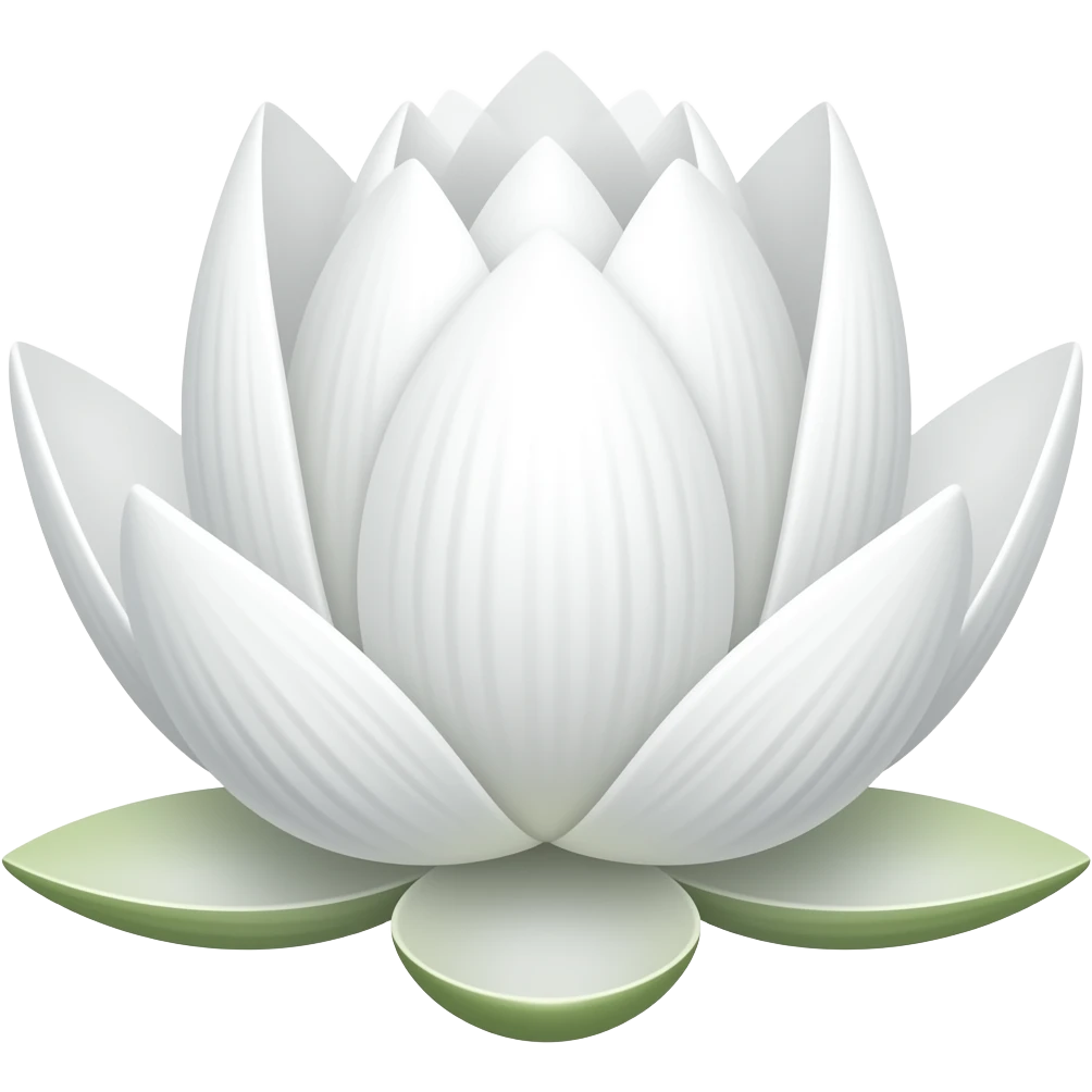 White lotus emoji