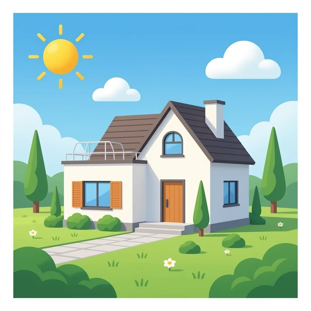 Giga Modern house emoji