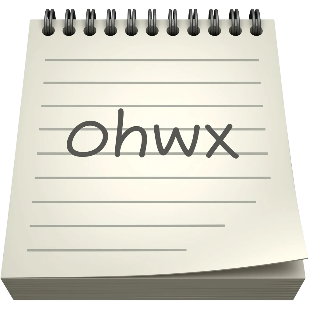 notes in notebook emoji