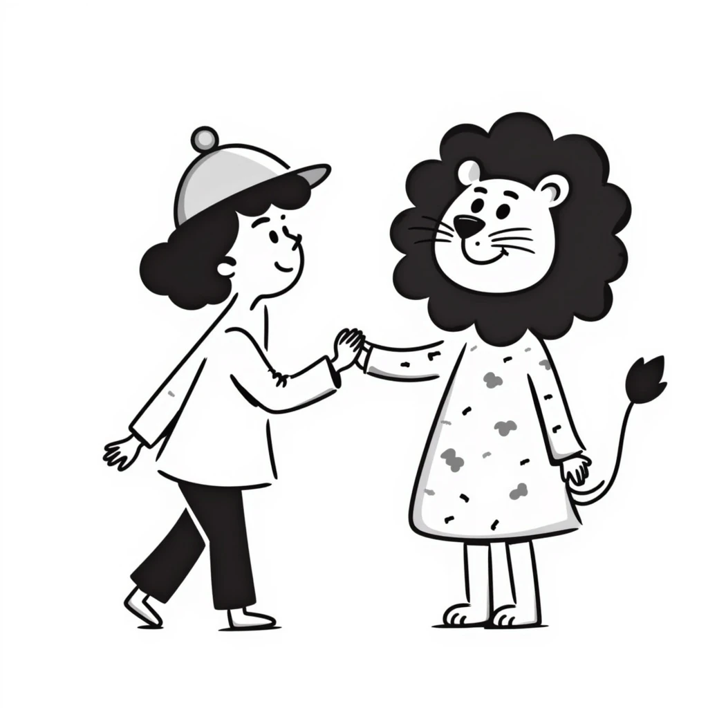 Sophie hat lion emoji