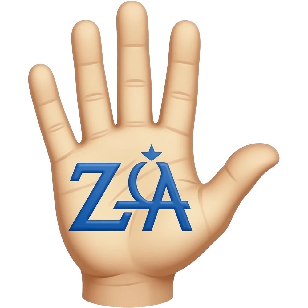 zeta phi beta sorority hand sogn emoji