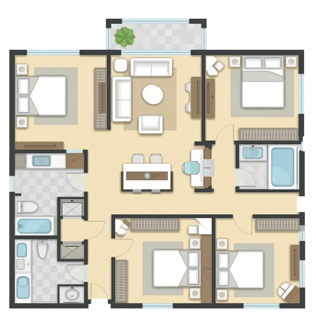 floor plan white paper emoji