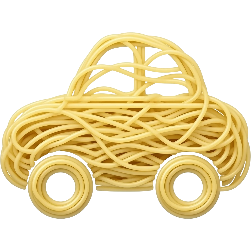 spagetti car emoji