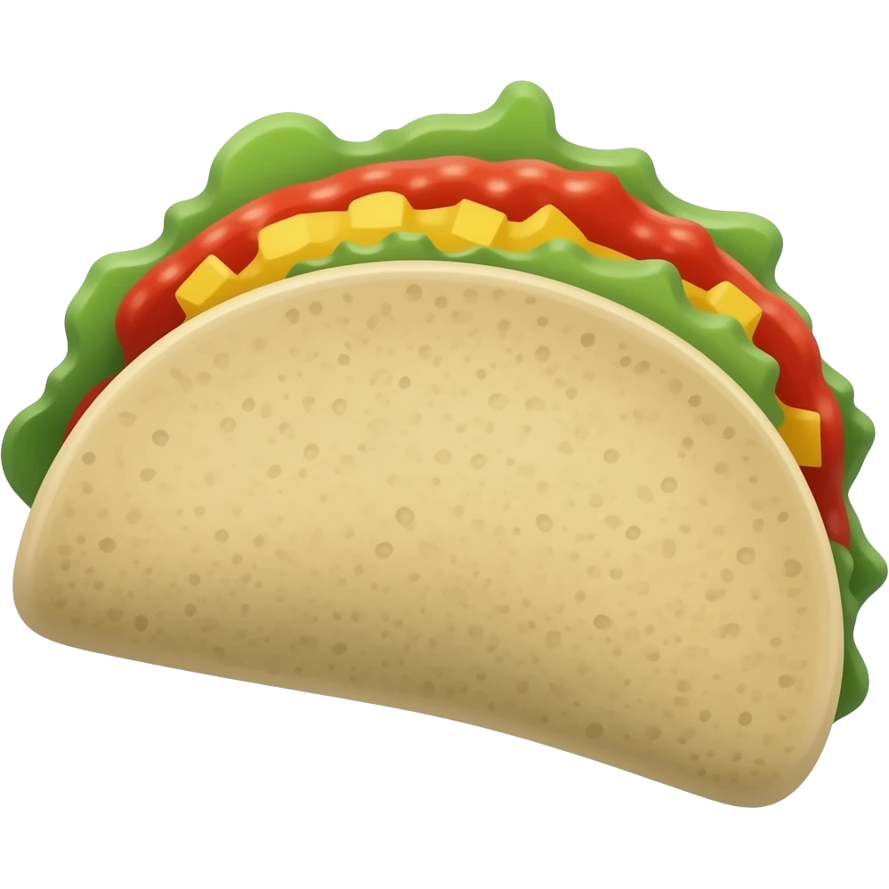 empty taco shell emoji