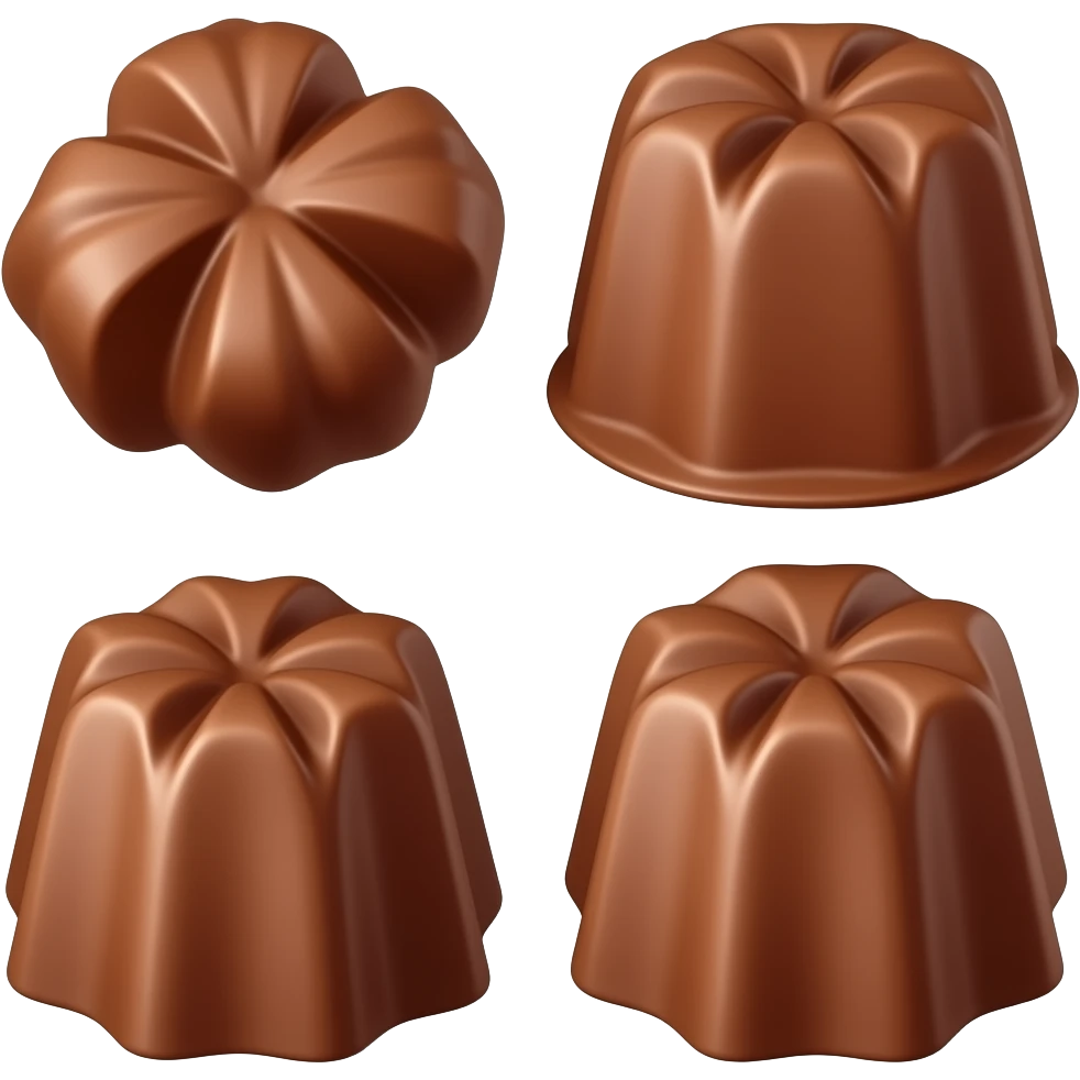 chocolate molds emoji