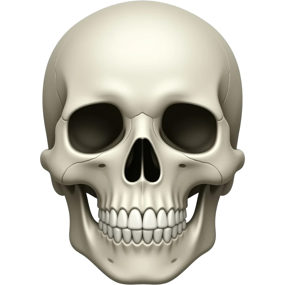 Skull face 🤣 emoji