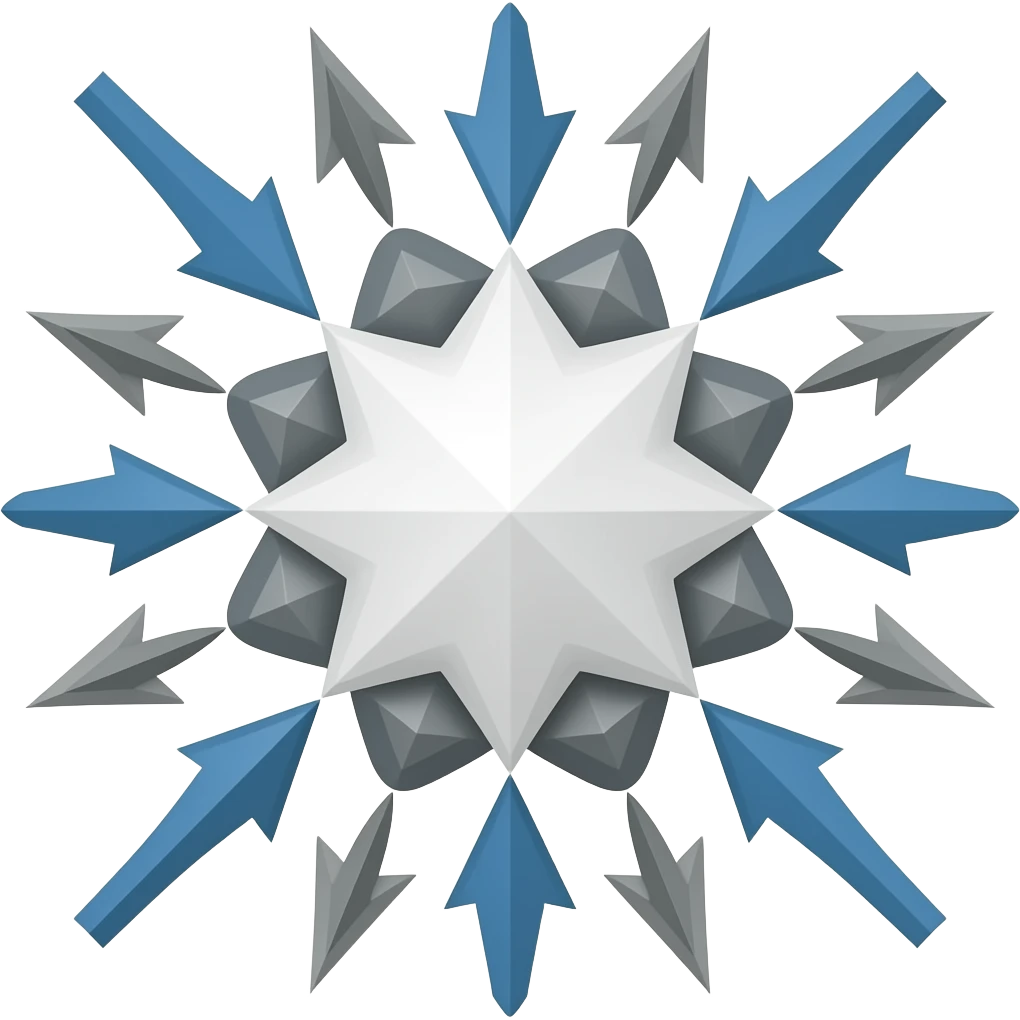 arrows showing around design emoji