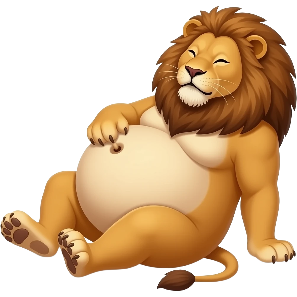 Make this Lioness get stuffed,her belly will so big it would look like she has pregnancy bloating,dare to tickle that Lion girl’s bellybutton,her gut rumbling echoes loud so you can listen to that full tummy,Fat lioness rolls around. emoji
