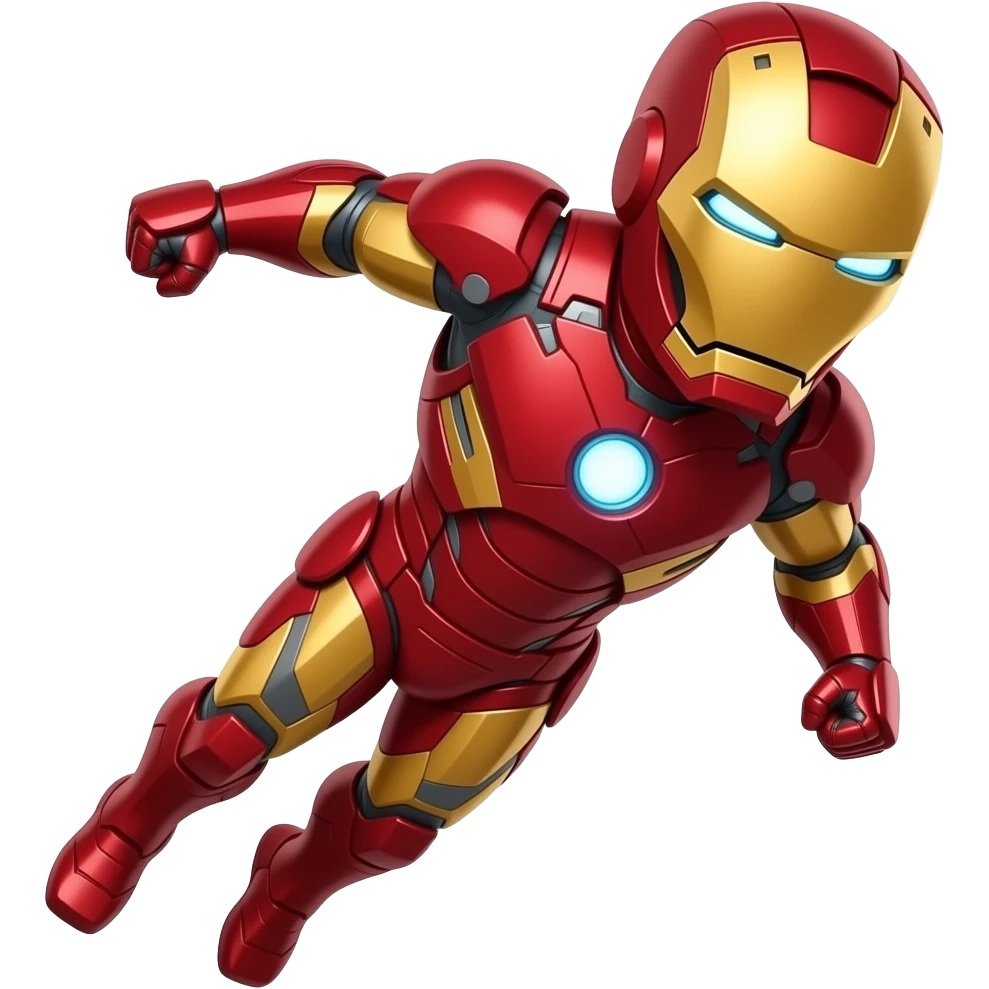 Iron man flying emoji