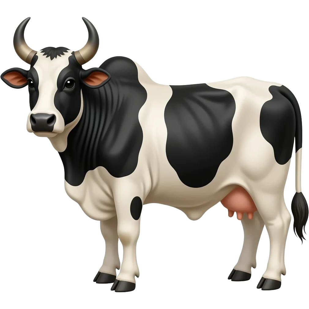 indian deși gir cow emoji