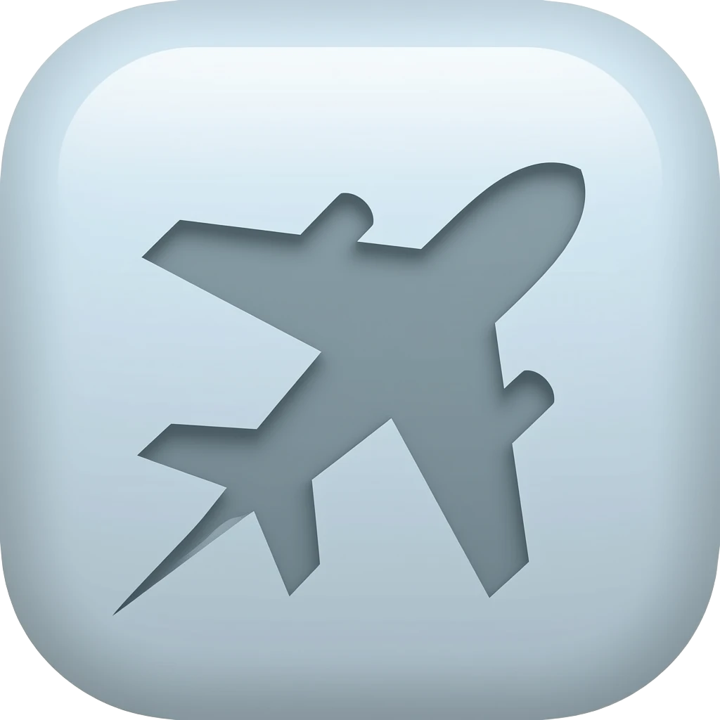 i want an app logo about flight emoji