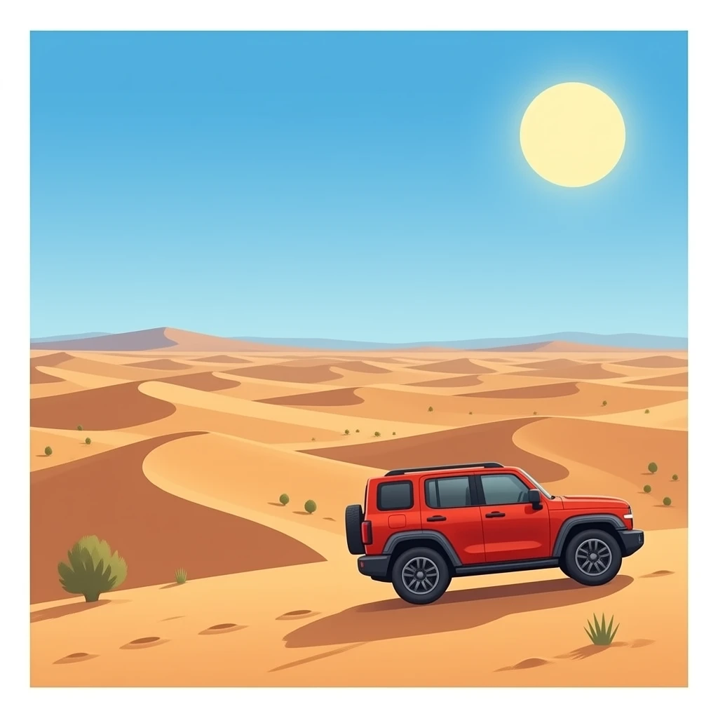 desert car emoji