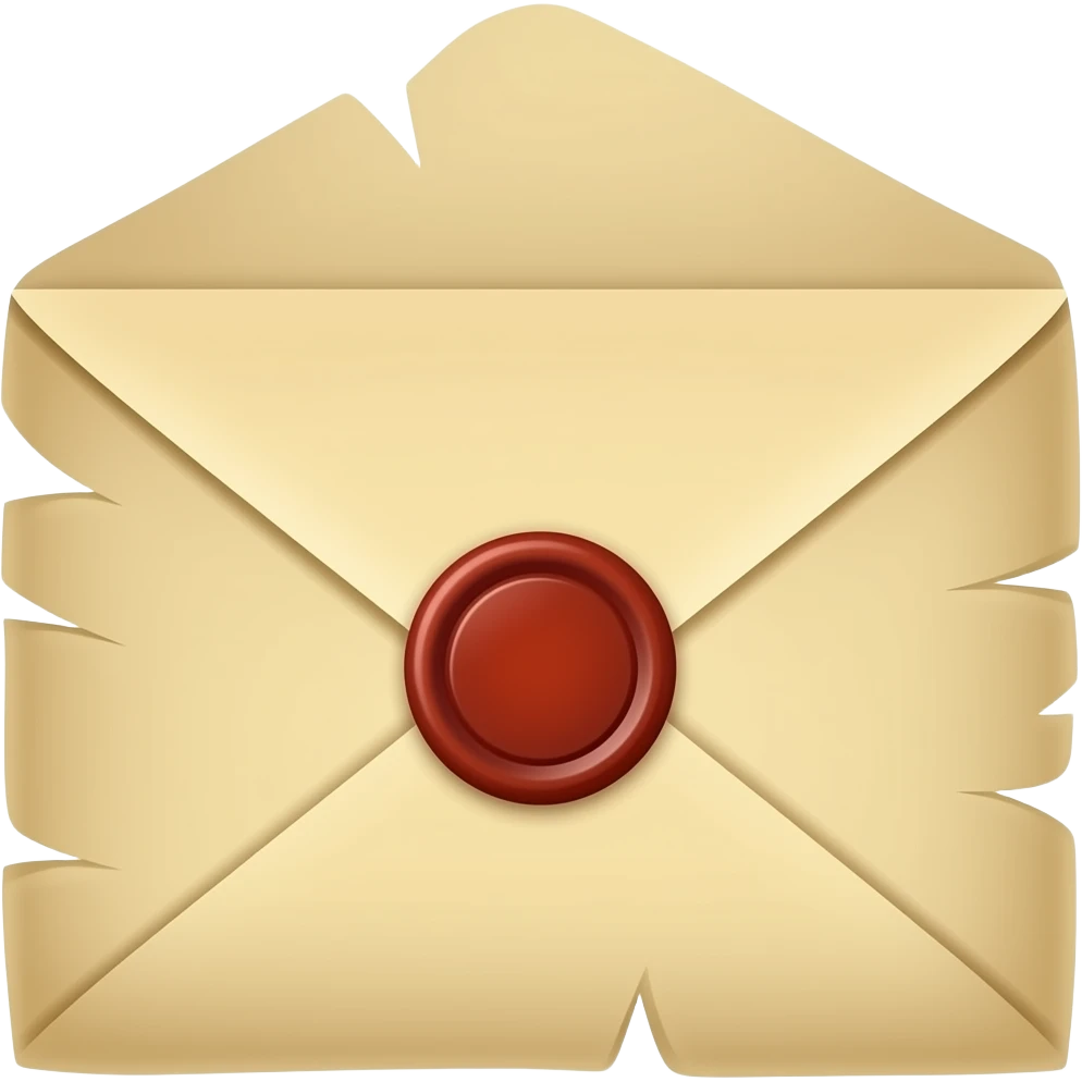 medieval envelope emoji