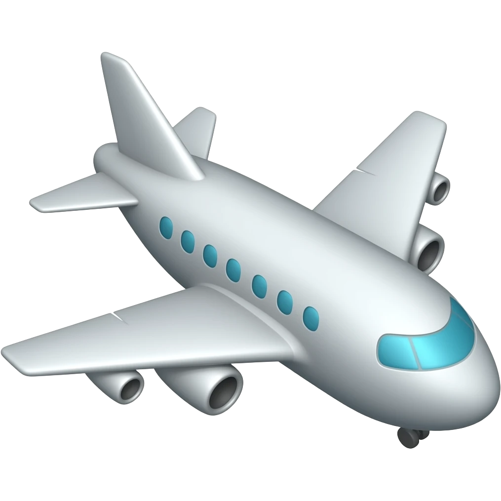 Make it into a airplane emoji