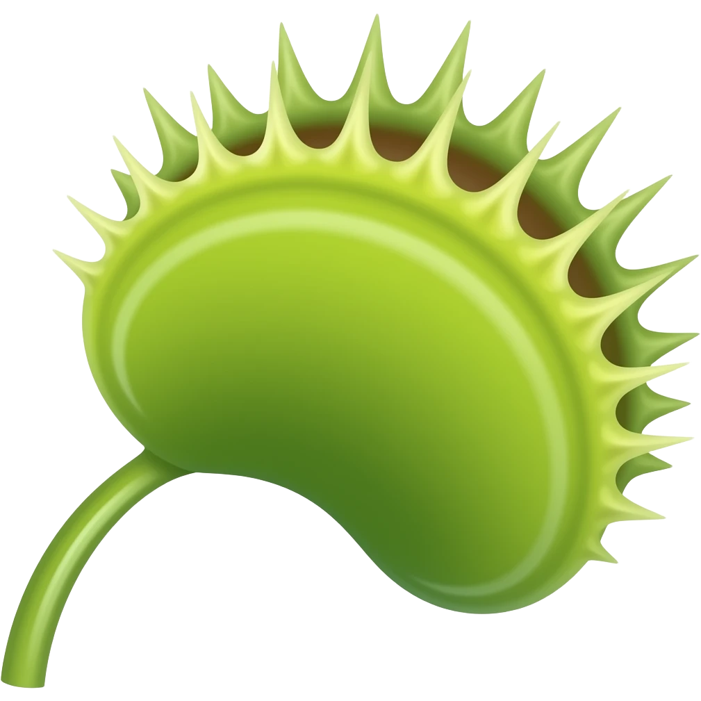 Venere acchiappamosche con il gambo emoji