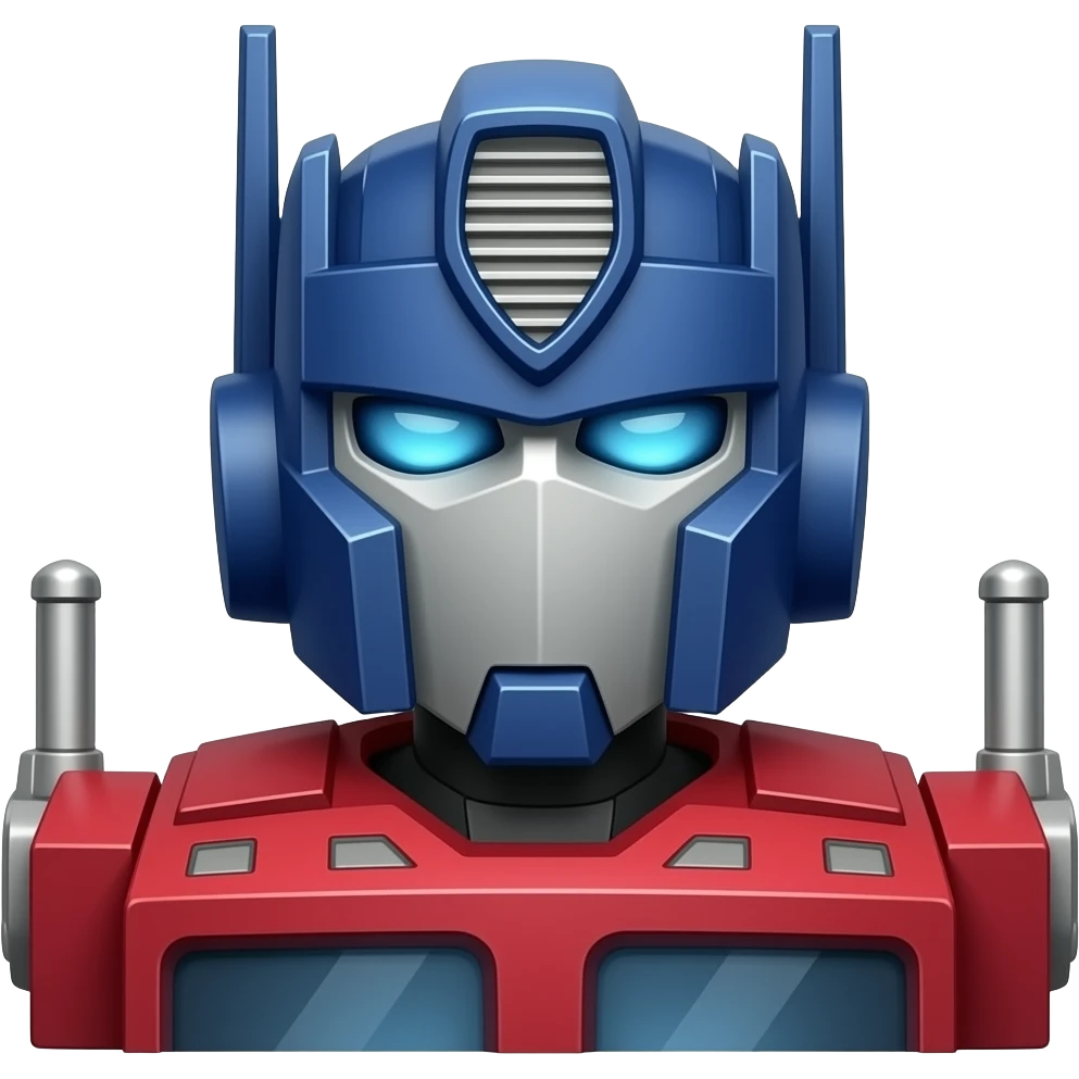 Optimus prime surprise emoji