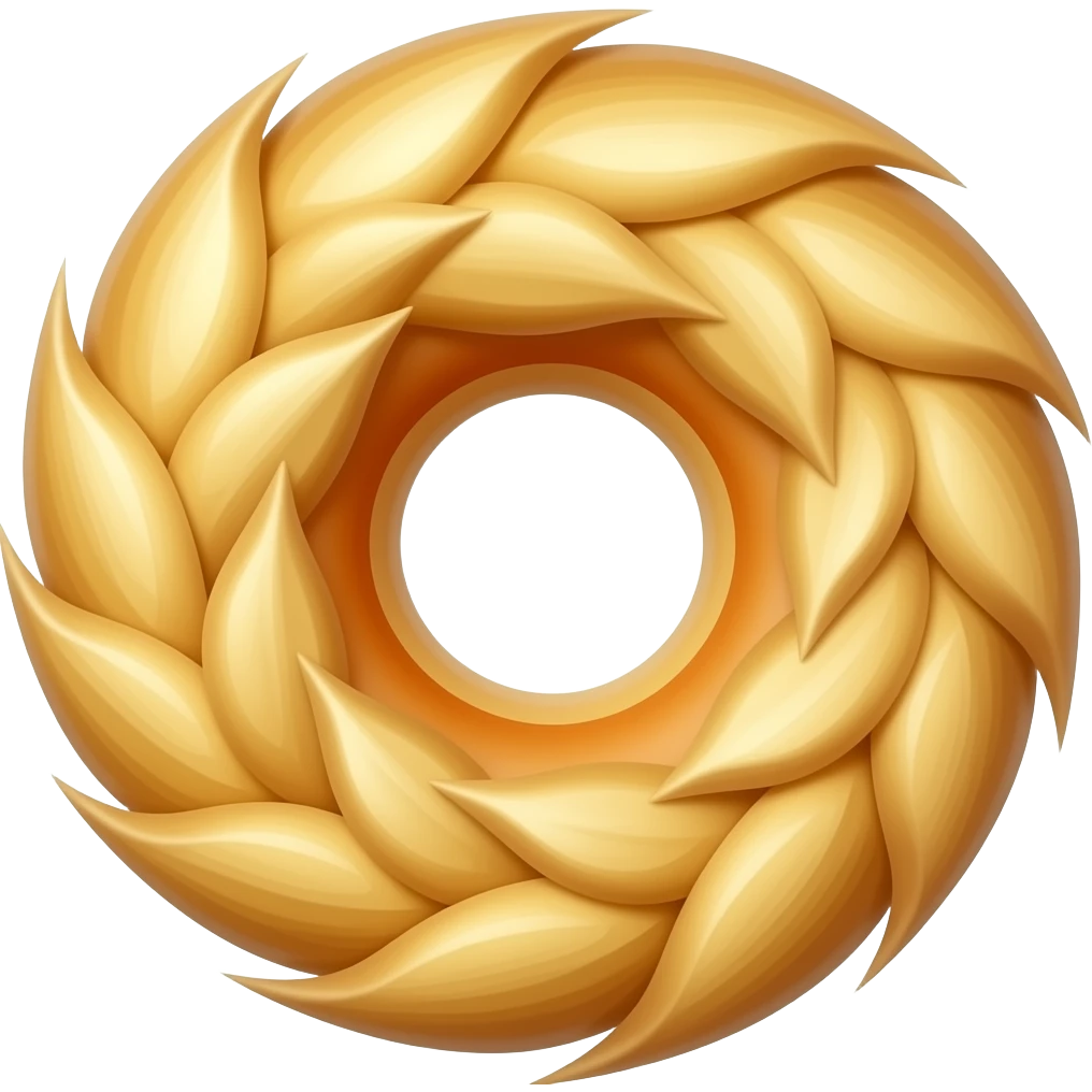 wheat donut emoji